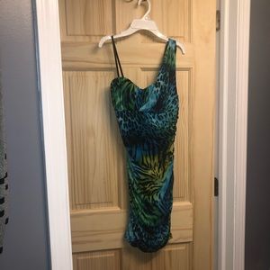 Animal print going out dress